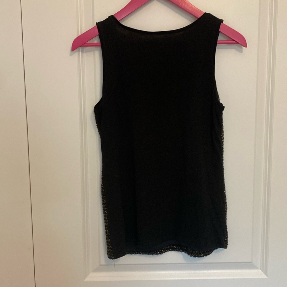 LOFT Gold‎ Sparkling Tank Top - Picture 2 of 6